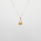 Panier Pearl Basket Necklace