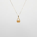 Panier Pearl Basket Necklace